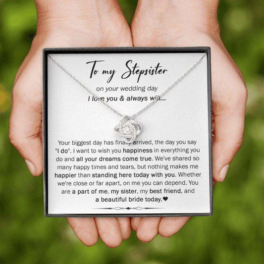 Sister Necklace, To My Stepsister Gift On Her Wedding Day, Bonus Sister Wedding Gift, Wedding Present For Stepsister, Jewelry For Stepsister Gifts for Sister Rakva