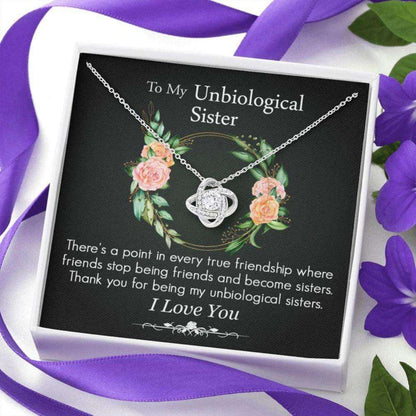 Sister Necklace, To My Unbiological Sister, Best Friend Gifts, Best Friend Necklace, Best Friend Birthday Gifts Gifts For Friend Rakva