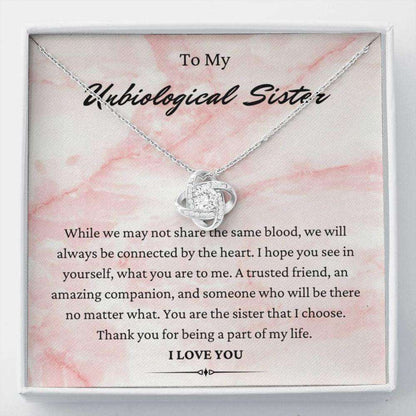 Sister Necklace, To My Unbiological Sister Necklace, Gift For Best Friend Soul Sister Bff Bridesmaid Gifts For Friend Rakva