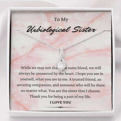 Sister Necklace, To My Unbiological Sister Necklace, Gift For Best Friend Soul Sister Bff Bridesmaid Gifts For Friend Rakva