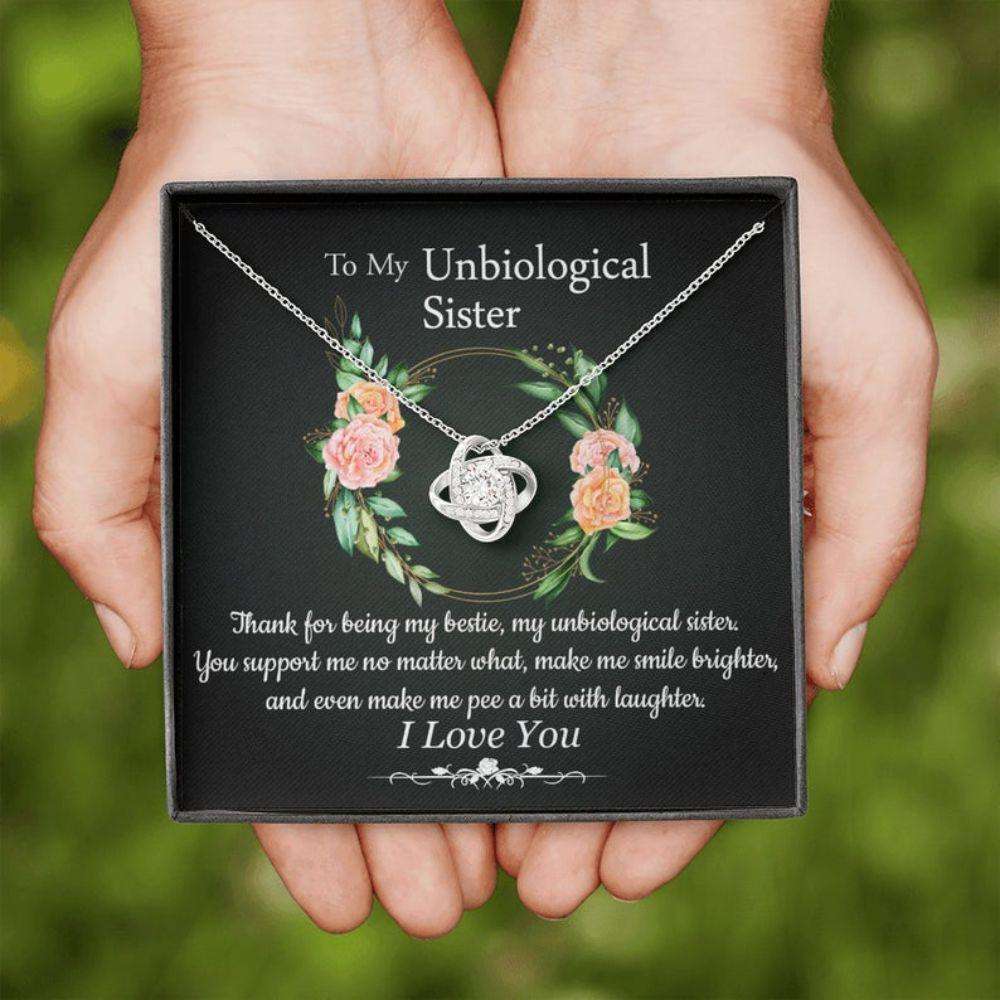 Sister Necklace, To My Unbiological Sister Necklace, Gift For Bff Best Friend Soul Sister Bestie Gifts For Friend Rakva