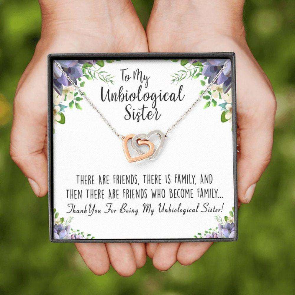 Sister Necklace, Unbiological Sister Necklace, Best Friend, Soul Sister, Bridesmaid Gift, Bff Gift Gifts For Friend Rakva