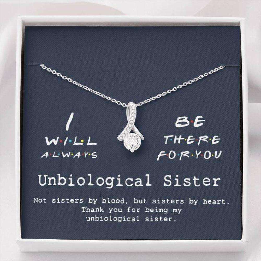 Sister Necklace, Unbiological Sister Necklace “ Best Friend Soul Sister Sister-In-Law Gift Gifts For Friend Rakva