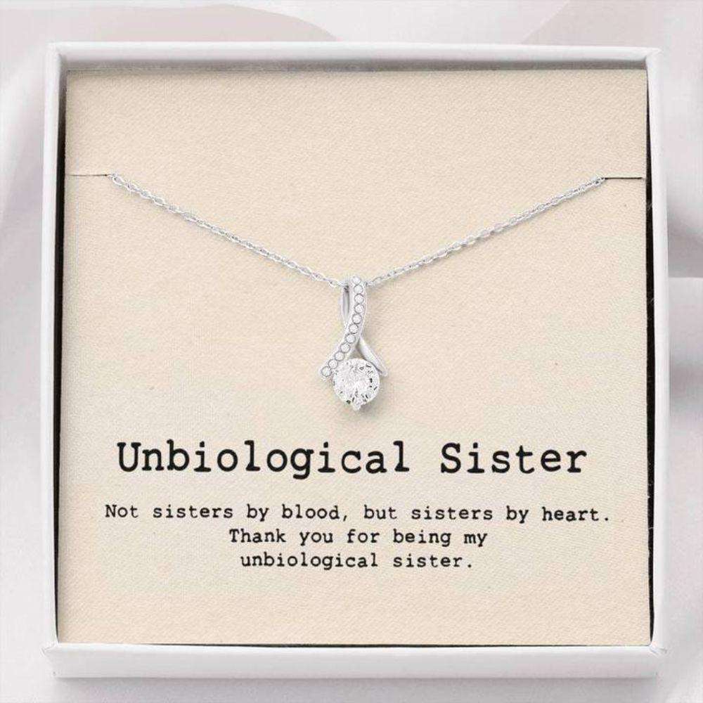 Sister Necklace, Unbiological Sister Necklace “ Best Friend Soul Sister Sister-In-Law Gift Gifts For Friend Rakva