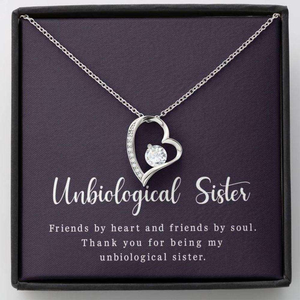 Sister Necklace, Unbiological Sister Necklace “ Best Friend Soul Sister Sister-In-Law Gift Gifts For Friend Rakva