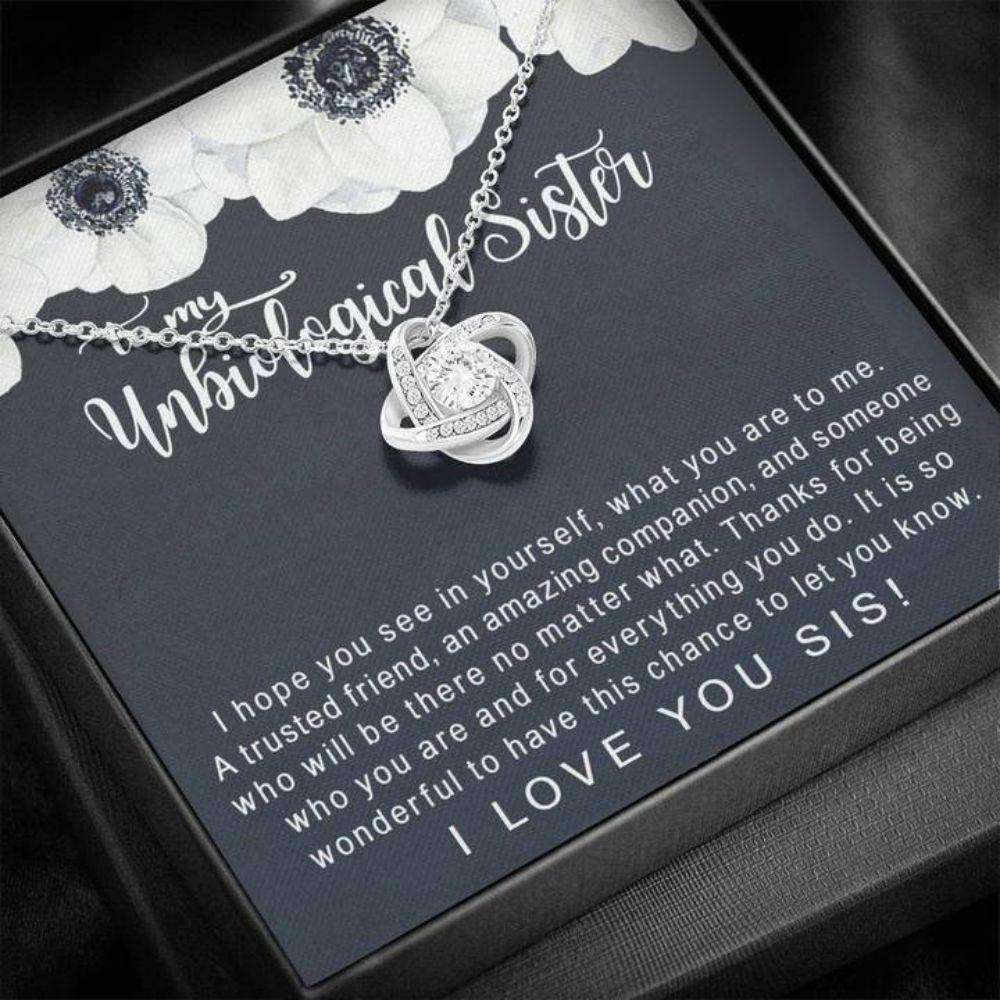 Sister Necklace, Unbiological Sister Necklace “ Best Friend Soul Sister Sister-In-Law Gift Gifts For Friend Rakva