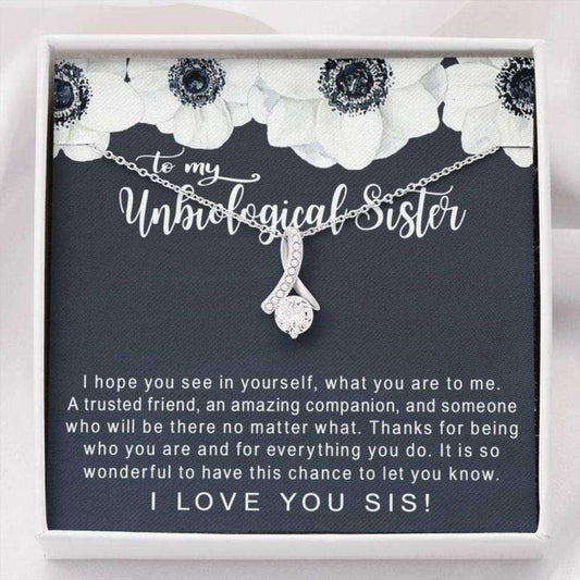 Sister Necklace, Unbiological Sister Necklace “ Best Friend Soul Sister Sister-In-Law Gift Gifts For Friend Rakva