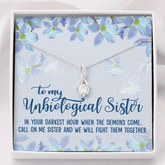 Sister Necklace, Unbiological Sister Necklace “ Best Friend Soul Sister Sister-In-Law Gift Gifts For Friend Rakva