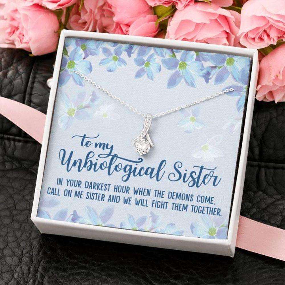 Sister Necklace, Unbiological Sister Necklace “ Best Friend Soul Sister Sister-In-Law Gift Gifts For Friend Rakva