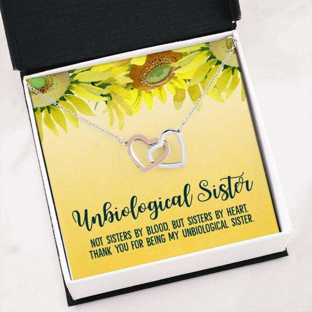 Sister Necklace, Unbiological Sister Necklace “ Best Friend Soul Sister Sister-In-Law Gift Gifts For Friend Rakva