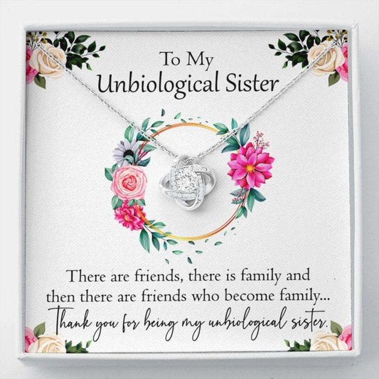 Sister Necklace, Unbiological Sister Necklace, Gift For Best Friend Soul Sister Bridesmaid Bff Sister In Law Gifts For Friend Rakva