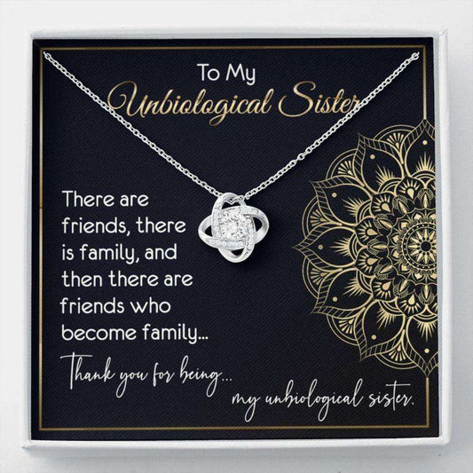 Sister Necklace, Unbiological Sister Necklace, Gift For Best Friend Soul Sister Bridesmaid Bff Sister In Law Mandela Gifts For Friend Rakva