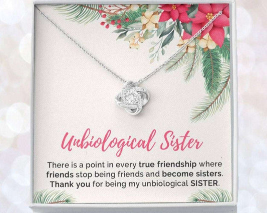 Sister Necklace, Unbiological Sister Necklace, Soul Sister, Best Friend, Long Distance Friendship Gifts For Friend Rakva