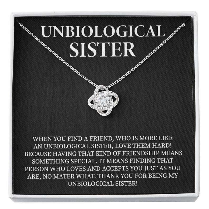 Sister Necklace, Unbiological Sister Necklace, Unbiological Sister Gift, Gift For Step Sister, When You Find A Friend Who Is More Like Gifts For Friend Rakva