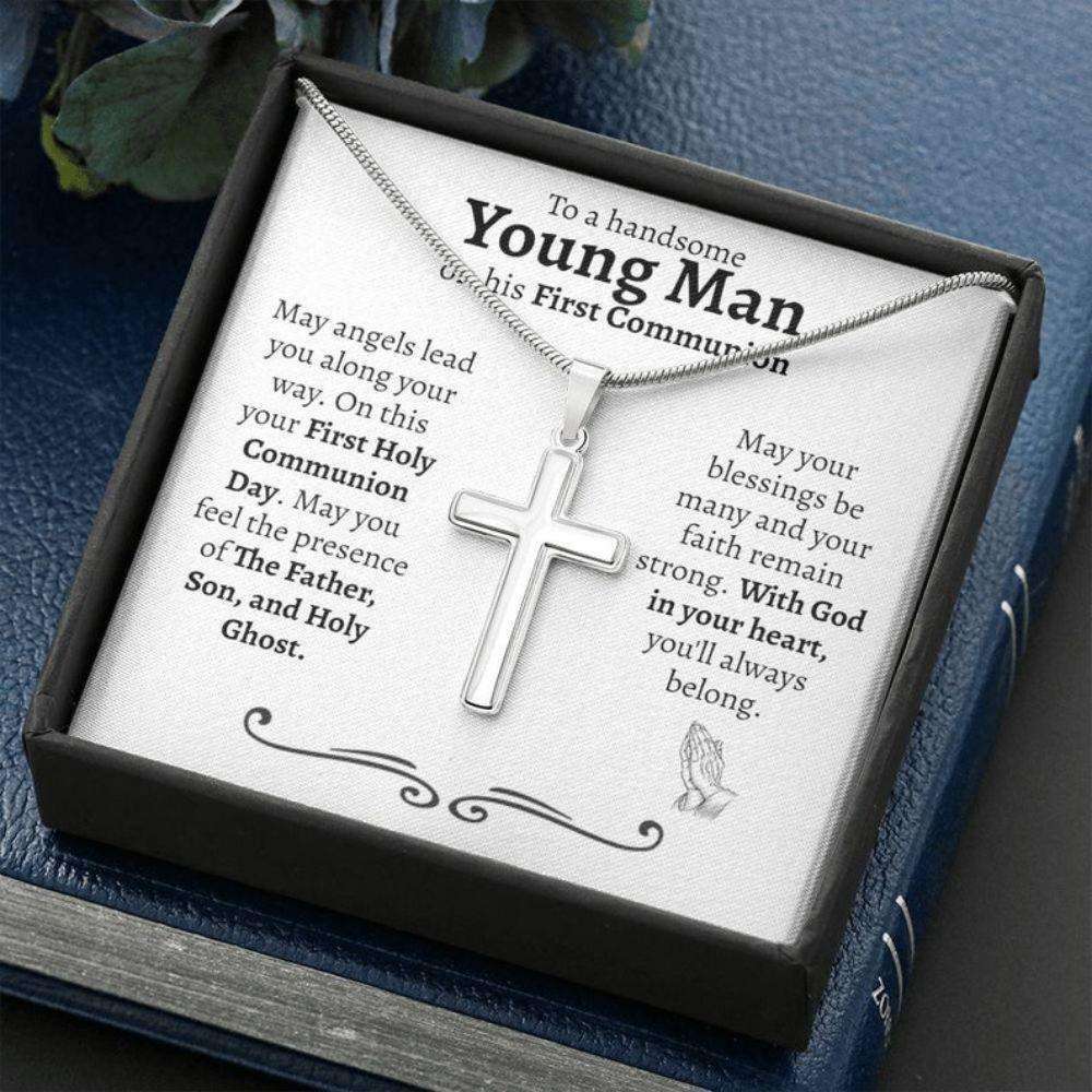 Son Necklace, 1St Communion Gifts For Boys, 1St Communion Gift, Catholic Confirmation Gifts Boy, Holy Communion Gift, 1St Communion Boy Gift Gifts For Son Rakva