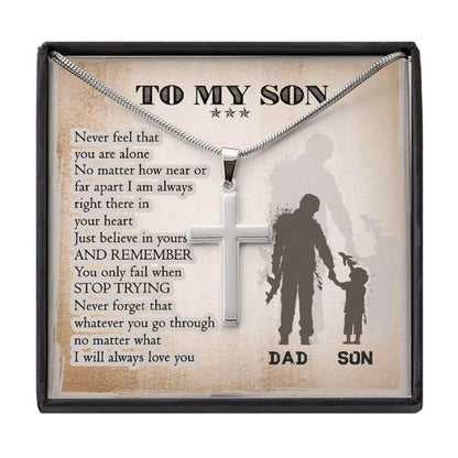 Son Necklace, Army Son Cross Necklace “ Gift To Amry Son Cross Necklace Veteran Day Gifts For Son Rakva