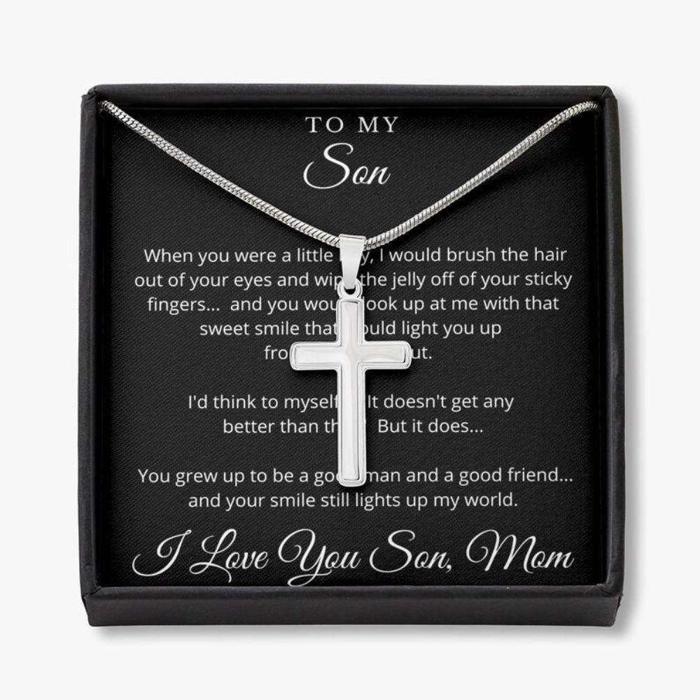 Son Necklace, Graduation Gift For Son From Mom, Keepsake Gift Necklace For Archievement Rakva