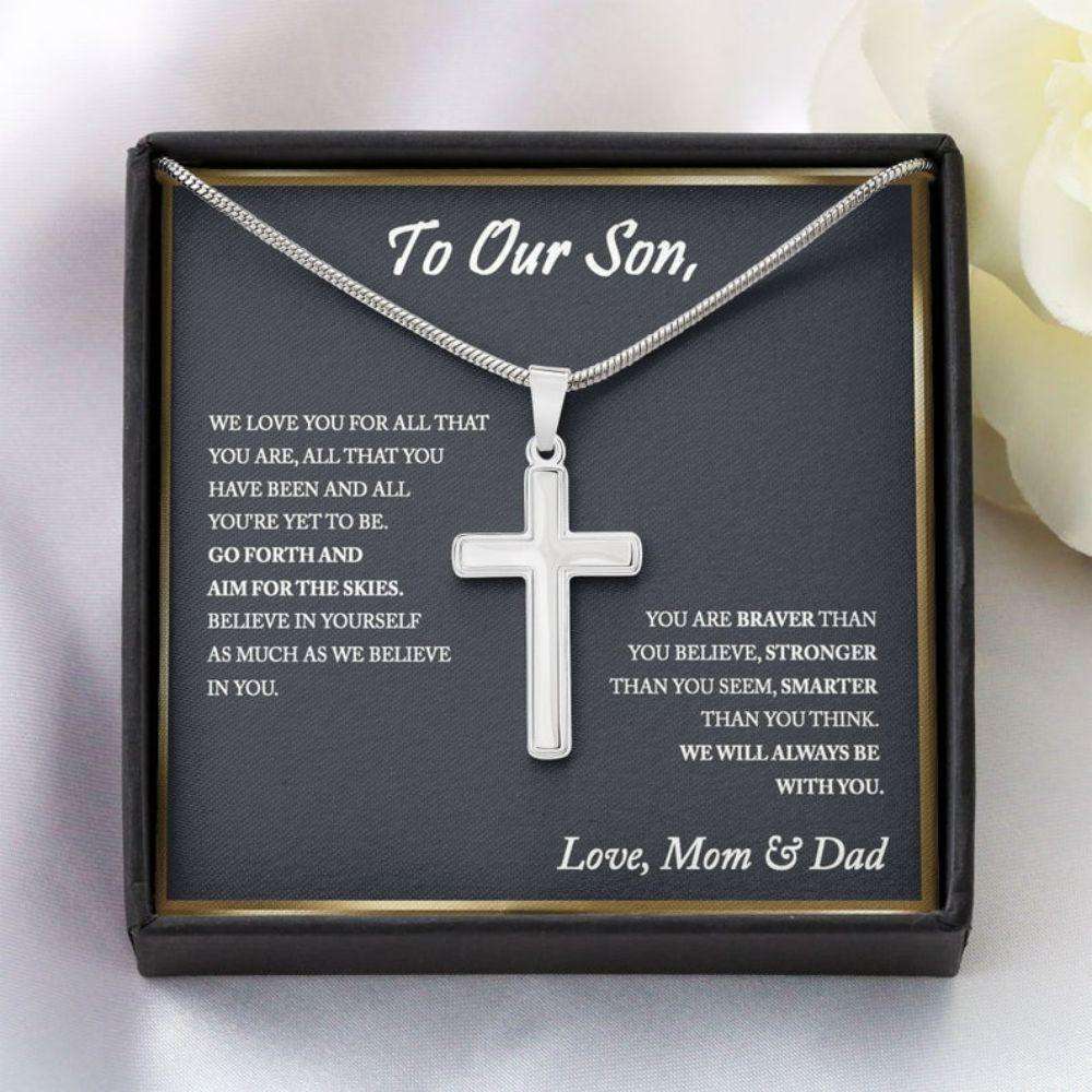 Son Necklace, To My Son, Keepsake Necklace Gift For Son From Mom Dad Gifts for dad Rakva