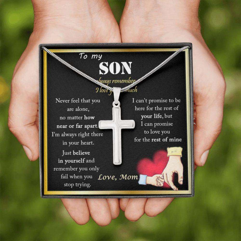 Son Necklace, To My Son Necklace, Gift For Son From Mom, Sentimental, Birthday Gifts for Mother (Mom) Rakva