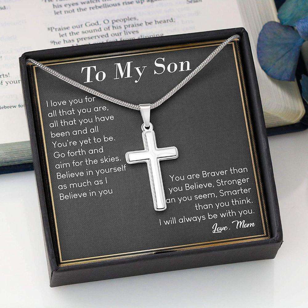 Son Necklace, To My Son Necklace Gift From Mom “ Birthday Gift For Son Gifts For Son Rakva