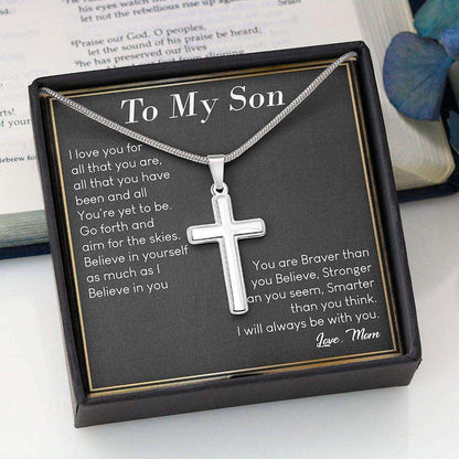 Son Necklace, To My Son Necklace Gift From Mom “ Birthday Gift For Son Gifts For Son Rakva