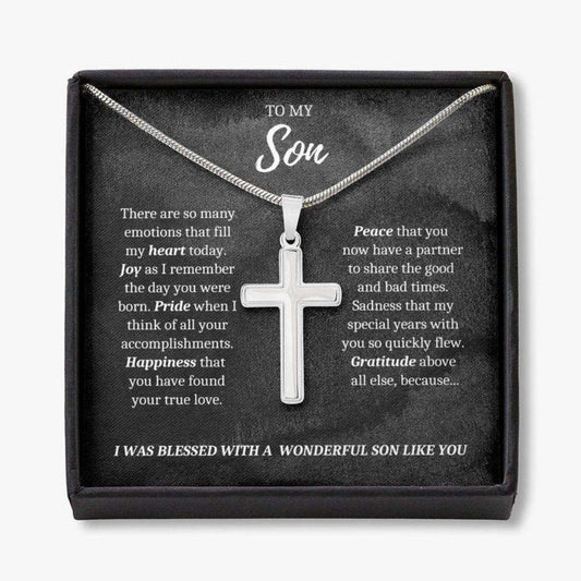 Son Necklace, To My Son On His Wedding Day, Mother To Son Wedding Gift, Necklace For Son From Mother, Wedding Gift For Groom Gifts For Son Rakva