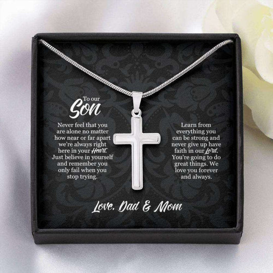 Son Necklace, To Our Son Necklace From Dad And Mom, Son Christmas Gifts, Confirmation Gift For Boys Gifts For Son Rakva