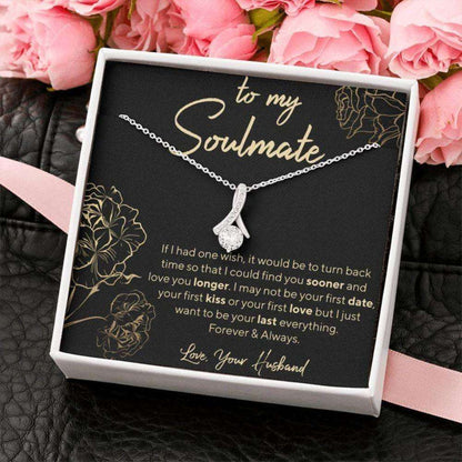 Soulmate Necklace, Gift For Soulmate, Newly Engaged Gift, Engagement Gifts Necklace For Karwa Chauth Rakva