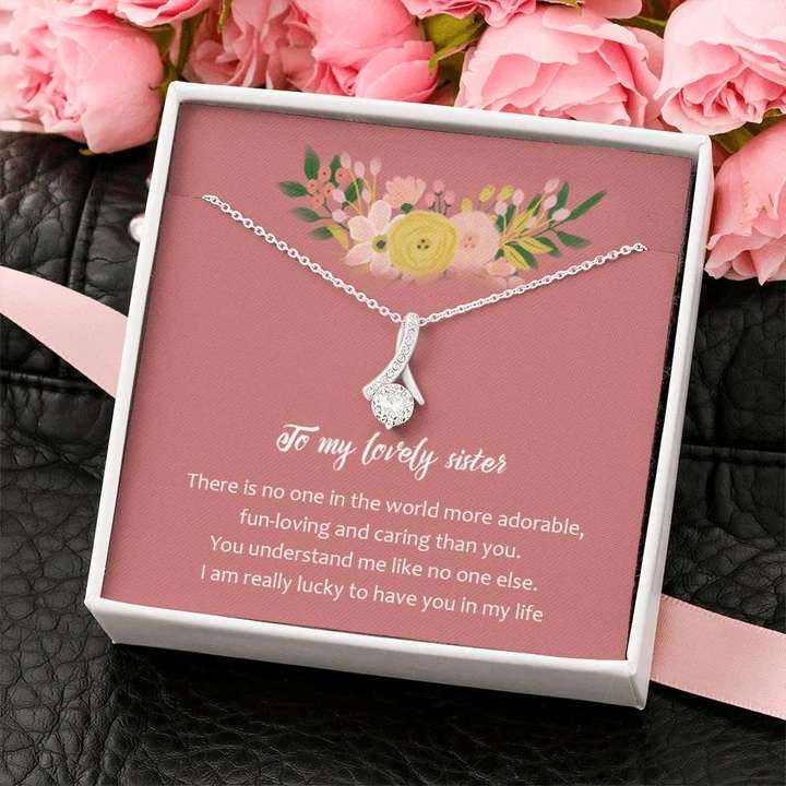 Special Gift For Lovely Sister - 925 Sterling Silver Pendant Gifts for Mother (Mom) Rakva