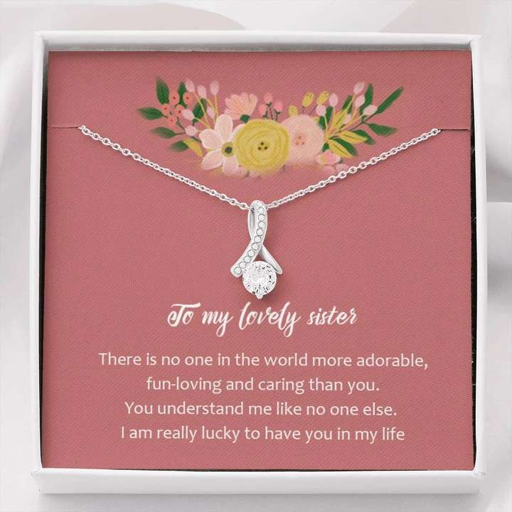 Special Gift For Lovely Sister - 925 Sterling Silver Pendant Gifts for Mother (Mom) Rakva