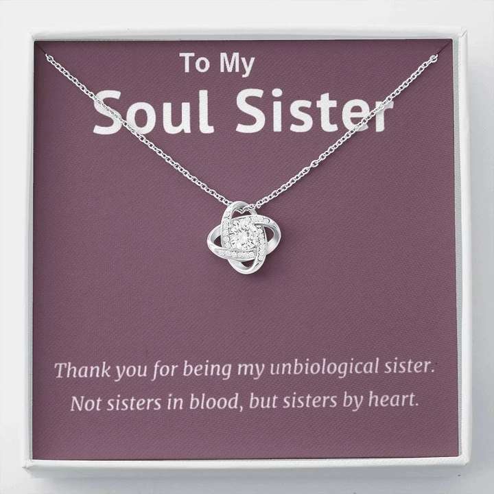 Special Gift For Soul Sister / Best Friend - 925 Sterling Silver Pendant Gifts For Friend Rakva