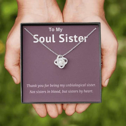 Special Gift For Soul Sister / Best Friend - 925 Sterling Silver Pendant Gifts For Friend Rakva