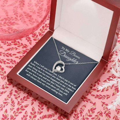 Stepdaughter Necklace, Bonus Daughter Gift, Forever Love Necklace From Stepmom Present For Stepdaughter Dughter's Day Rakva