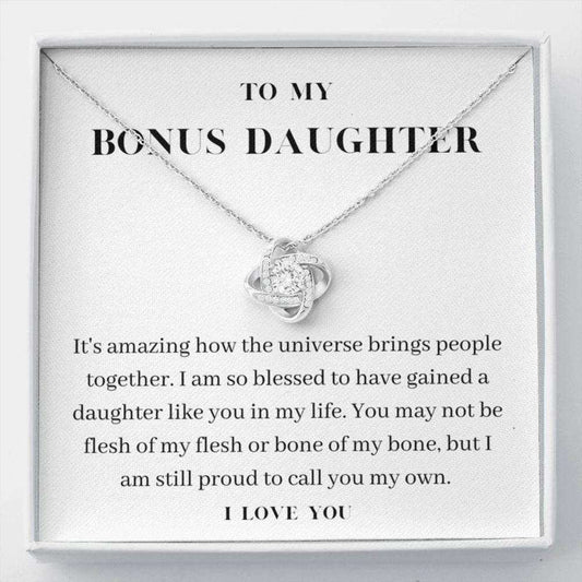 Stepdaughter Necklace, Bonus Daughter Necklace, Birthday Graduation Christmas Gift For Bonus Daughter Stepdaughter Dughter's Day Rakva