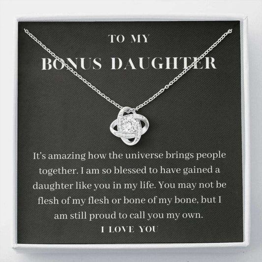 Stepdaughter Necklace, Bonus Daughter Necklace, Birthday Graduation Christmas Gift For Bonus Daughter Stepdaughter Dughter's Day Rakva