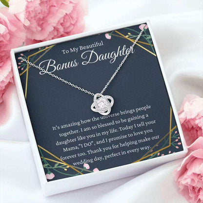 Stepdaughter Necklace, Daughter Of The Bride Gift Necklace, Bonus Daughter Wedding Gift From Groom Gifts For Daughter Rakva