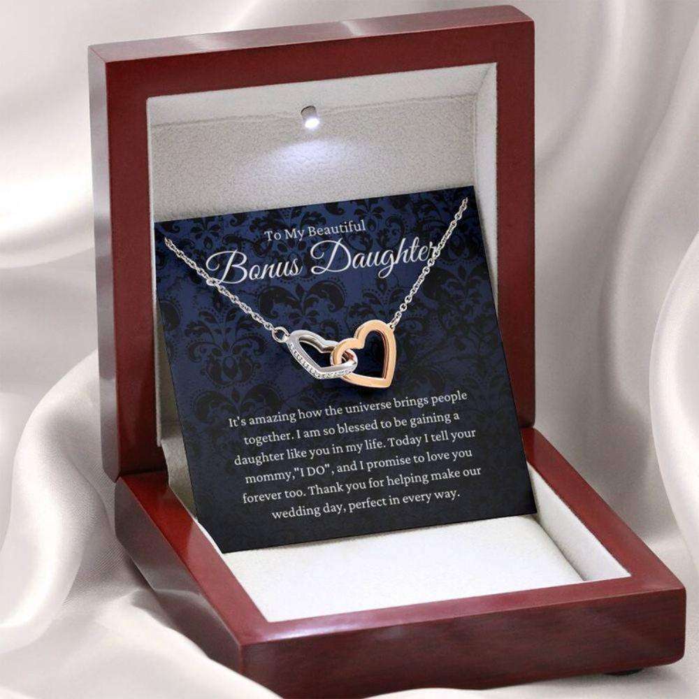 Stepdaughter Necklace, Daughter Of The Bride Gift Necklace, Stepdaughter Wedding Gift From Groom Gifts For Daughter Rakva