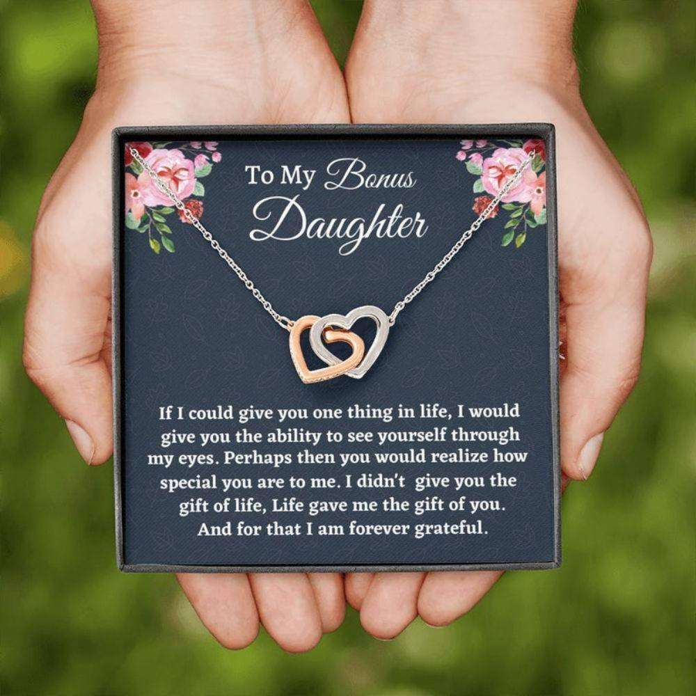 Stepdaughter Necklace, Gift For Stepdaughter, Bonus Daughter Gift, Necklace Birthday Gift From Stepmom Present For Stepdaughter Dughter's Day Rakva