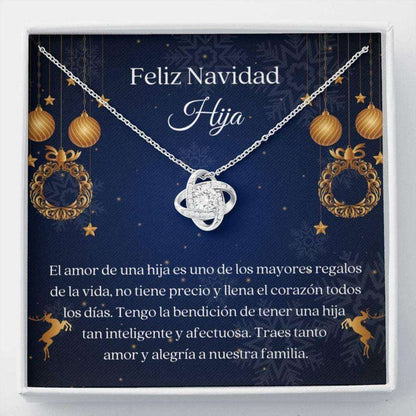 Stepdaughter Necklace, Hija Collar Navidad “ Dulce Regalo Hija “ Spanish Christmas Gift “ Latina Daughter Gift “ Amor Para Hija Gifts For Daughter Rakva