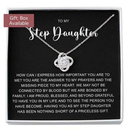 Stepdaughter Necklace, Step Daughter Gift, Step Daughter Gift From Step Mom, Step Daughter Gift From Step Dad, Bonus Daughter Gift Dughter's Day Rakva