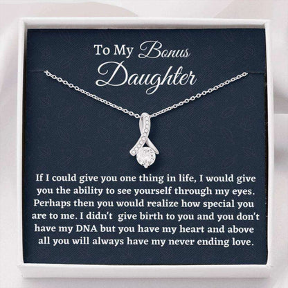 Stepdaughter Necklace, Stepdaughter Gift, Bonus Daughter Gift, Necklace For Stepmom Present For Stepdaughter Daughter In Law Dughter's Day Rakva