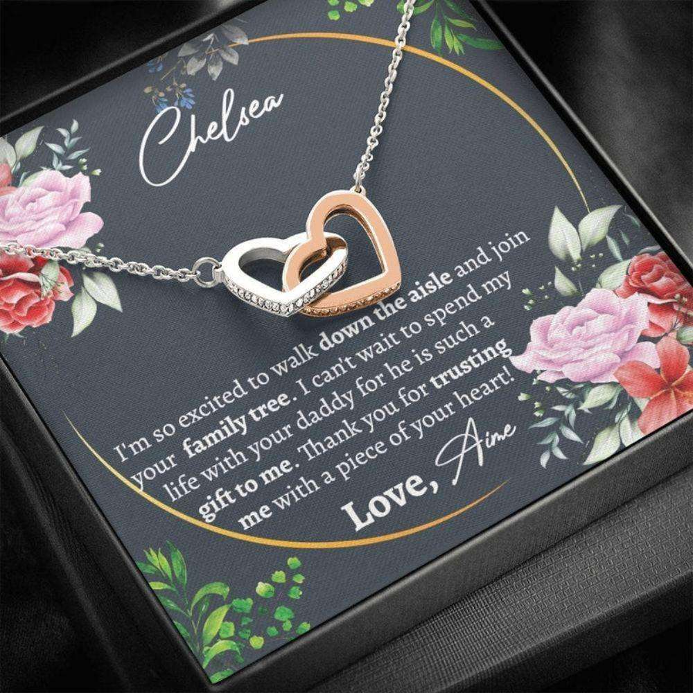 Stepdaughter Necklace, Stepdaughter Gift From Bride, Wedding Gift For Stepdaughter, Future Stepdaughter, Bonus Daughter Wedding Gift, Necklace Dughter's Day Rakva