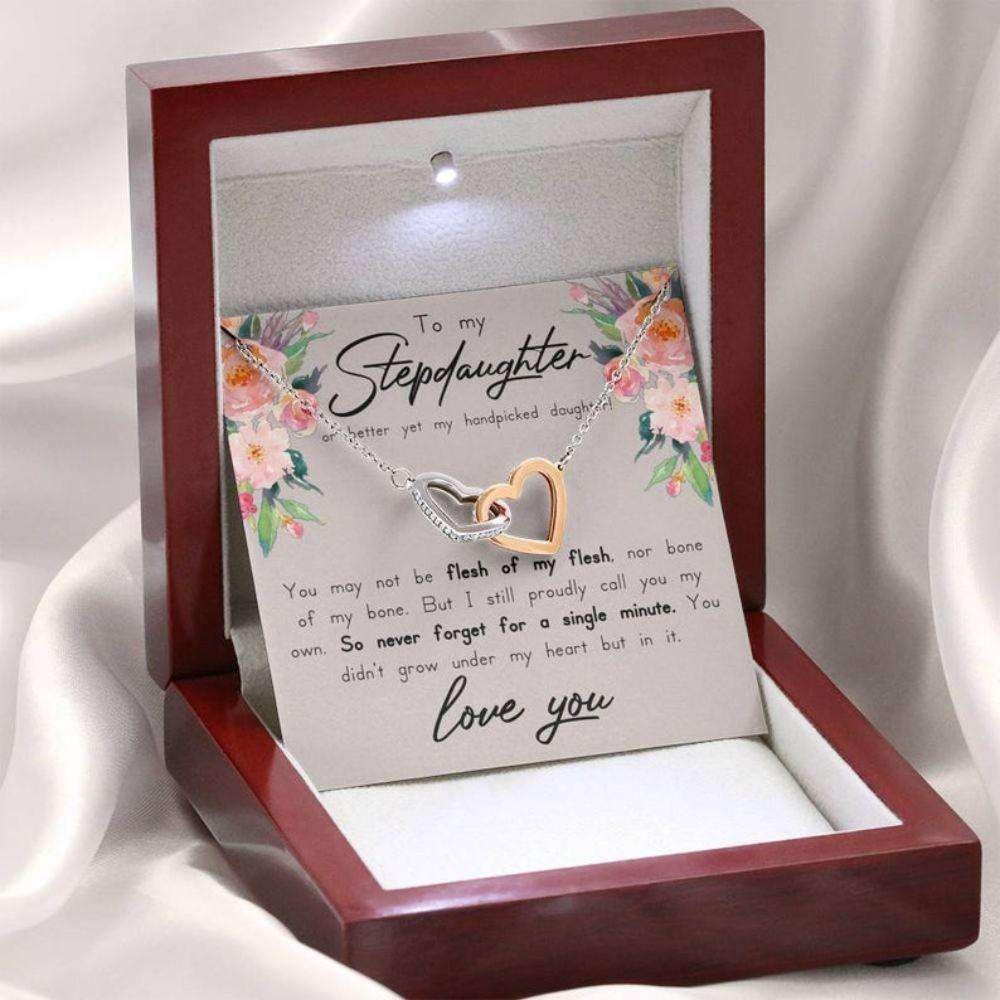 Stepdaughter Necklace, Stepdaughter Wedding Gift, Bonus Daughter, Unbiological Daughter Dughter's Day Rakva