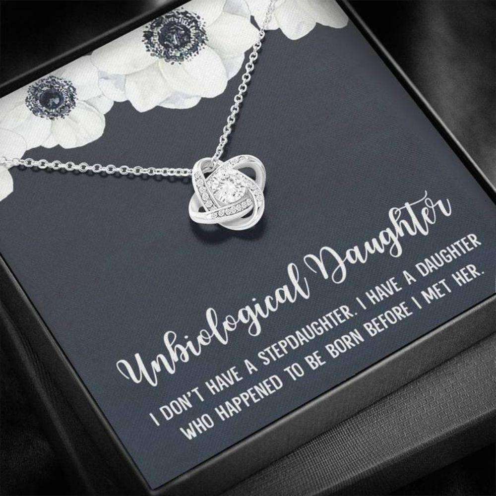 Stepdaughter Necklace, Unbiological Daughter Bonus Daughter Stepdaughter Gift Dughter's Day Rakva