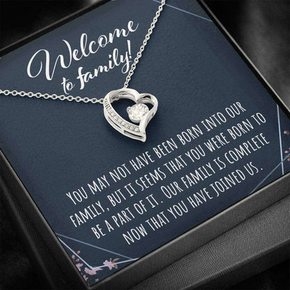 Stepdaughter Necklace, Welcome To Family Necklace Dughter's Day Rakva