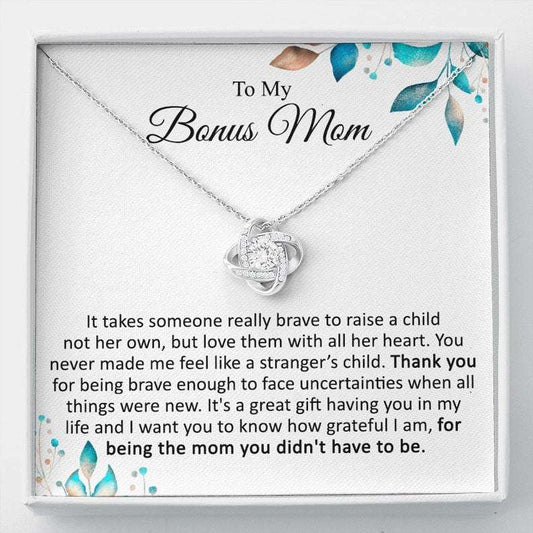 Stepmom Necklace, Bonus Mom Gift, Bonus Mom Necklace, Step Mother Gift From Bride, Step Mom Gift For Christmas, Birthday & Mother’S Dat Rakva