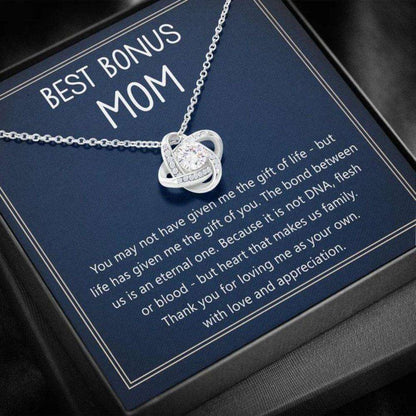 Stepmom Necklace, Bonus Mom Gift For Step Mother, Best Bonus Mom Necklace, Step Mom Gift For Stepmom Necklace Gifts for Mother (Mom) Rakva