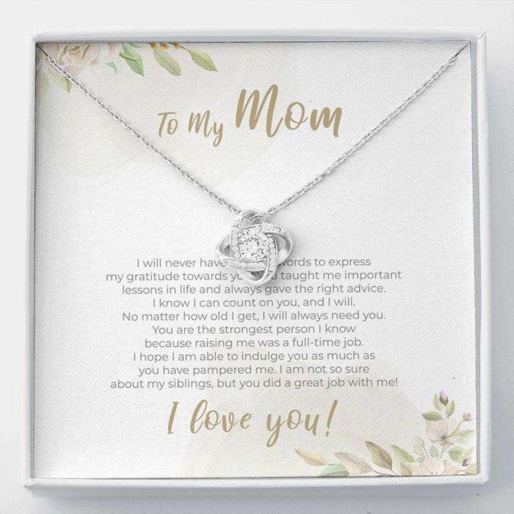 Stepmom Necklace, Bonus Mom Gift, Happy Mother’S Day Necklace Gift, You Are The Strongest Person I Know, Gift For Mom Gifts for Mother (Mom) Rakva