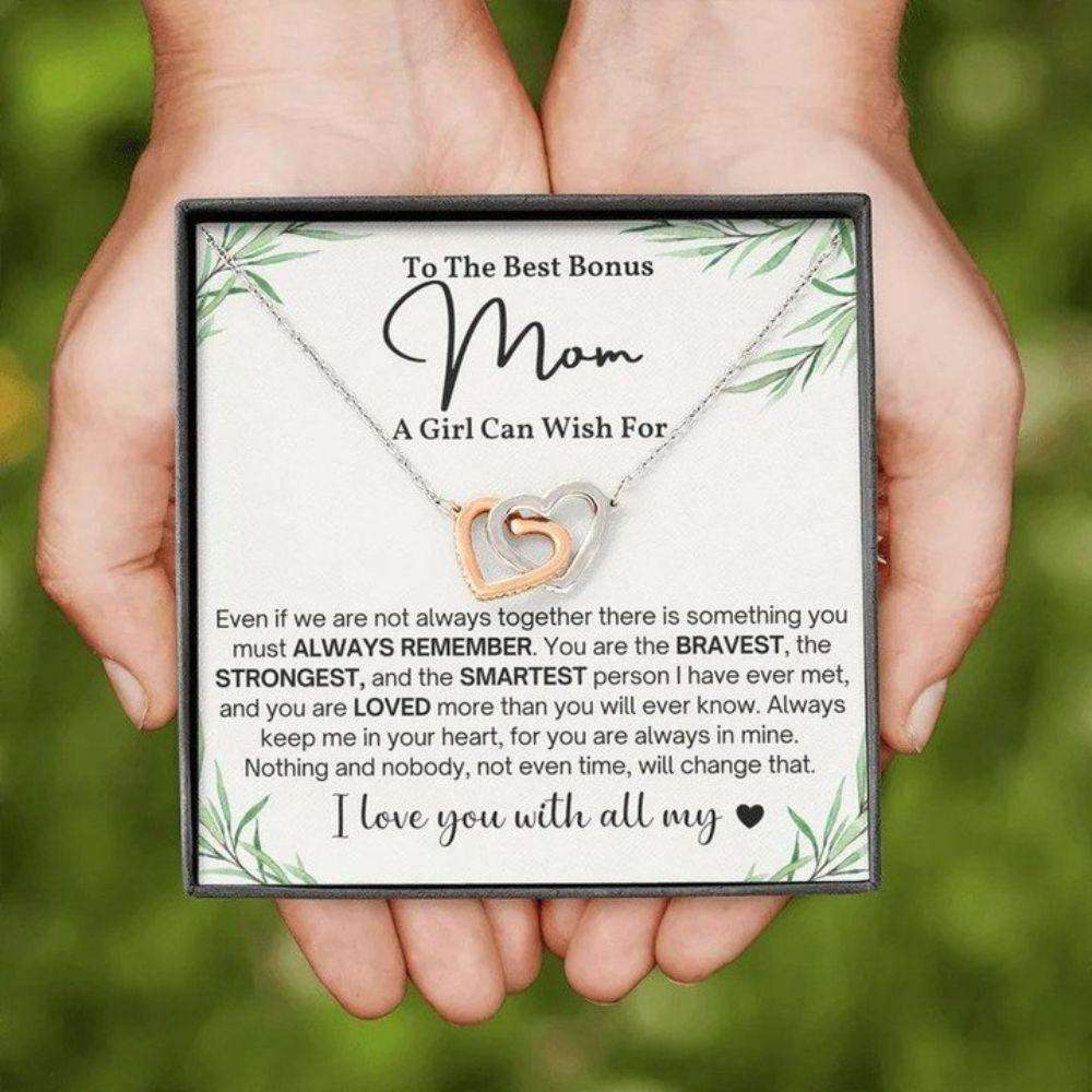 Stepmom Necklace, Bonus Mom Gift, Step Mom Gift, Mothers Day Necklace For Step Mom, Bonus Mom Necklace, Step Mom Gifts, Foster Mom Gift Gifts for Mother (Mom) Rakva