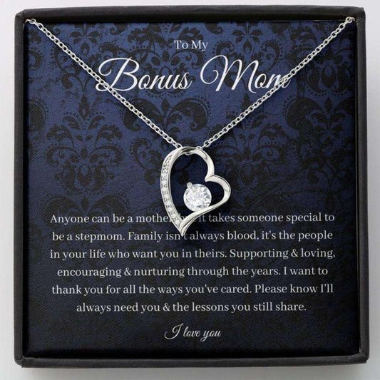 Stepmom Necklace, Bonus Mom Necklace, Gift For Stepmother, Stepmom, Unbiological Mom, Wedding Gift Gifts for Mother (Mom) Rakva